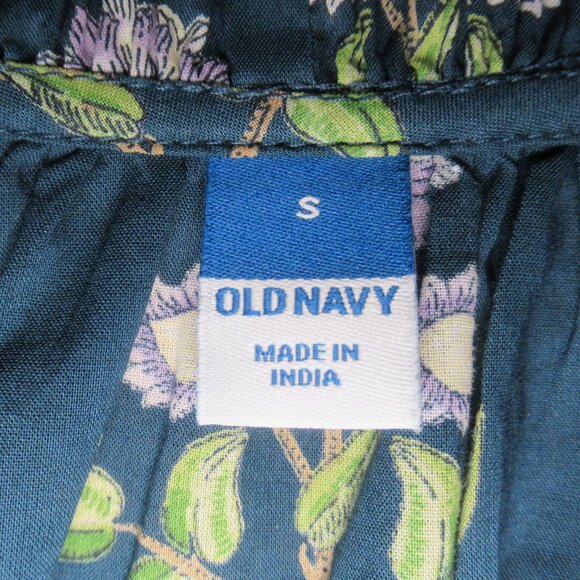 Old Navy Floral Tassel Peasant Top | Size Small | NWT - Picture 9 of 13